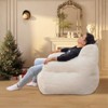 CAVINAS Comfy Fabric Foam Bean Bag Chair with Back Support,Soft Bean Bag Couch,Accent Chairs for Living Room - 2 of 4