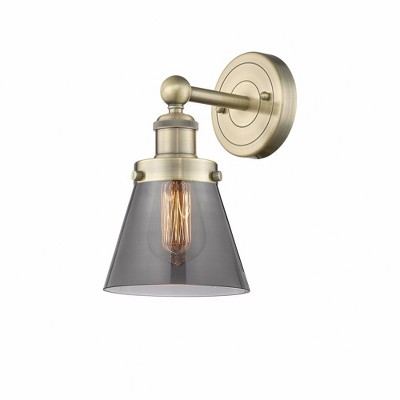 Cone - 1 Light Wall Sconce In Industrial Style-10 Inches Tall and 6.5 Inches Wide