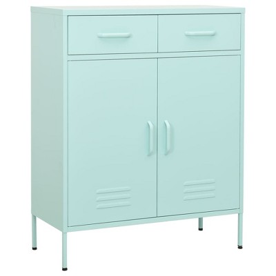 vidaXL Storage Cabinet Mint 31.5"x13.8"x40" Steel