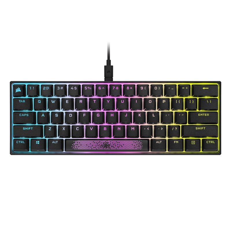 Corsair K65 Mini RGB Gaming Keyboard for PC - Black, 1 of 5