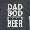 Men's - Instant Message - Dad Bod By Beer Short Sleeve Graphic T-Shirt - 2 of 4