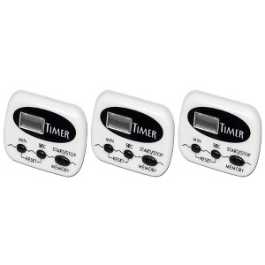 Chef Craft 99 Minute Extra-Loud Beep Digital Timer with Magnetic Clip - 1 of 3
