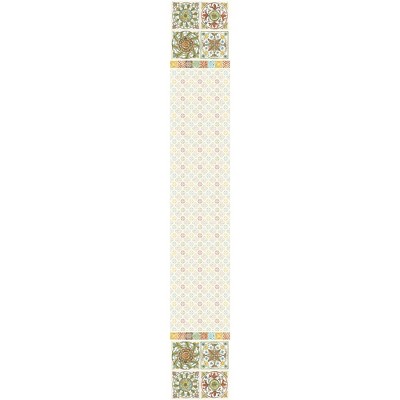 Under the Golden Sun Multicolor Polyester Table Runner 72"