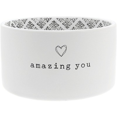 Pavilion Gift Company - Amazing You - 10 oz 100% Soy Wax Reveal, Triple Wick Candle Scent: Tranquility - Flame Candles