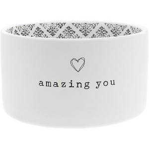 Pavilion Gift Company - Amazing You - 10 oz 100% Soy Wax Reveal, Triple Wick Candle Scent: Tranquility - Flame Candles - 1 of 4