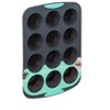 Trudeau Structure Silicone 12 Cavity Muffin Pan, Mint - 2 of 2
