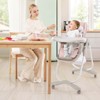 Infans High Chair for Babies & Toddlers w/ Rolling Wheels Adjustable Height Footrest - 3 of 4