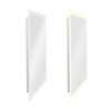 CWI Lighting Abigail Rectangle Matte White LED 40 in. Mirror From our Abigail Collection - 3 of 4