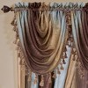GoodGram Ombre Crushed Satin Sheer Single Window Curtains & Valances - 4 of 4