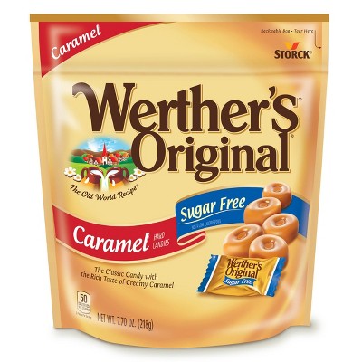 Werther's Original Sugar Free Hard Candy Stand Up Bag – 7.7oz