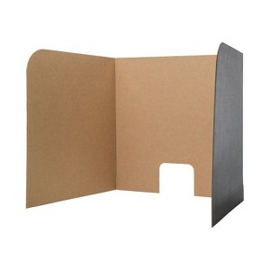 Flipside Products Computer Lab Privacy Screen, Large, 26" x 23" x 22", Pack of 12 - 1 of 2