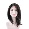 Synthetic Lace Front Wigs Short Bob Straight Wig Natural Looking L Part Heat Resistant Daily Party Full Head Hair for Women - 4 of 4