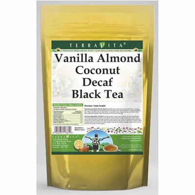 TerraVita Vanilla Almond Coconut Decaf Black Tea (25 tea bags, ZIN: 537644, 1-Pack)