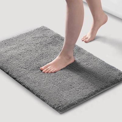 Chic Crate Spa-Quality Plush Bath Rug – Quick Dry, Non-Slip, Machine Washable, 0.75" High Pile Microfiber Mat