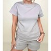 Women's Crewneck Top and Drawstring Shorts Set - Kiwi - image 3 of 4