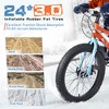 Gulches Bicycles 24-Inch Fat Tire Adventure MTB - Orange Thrill for Ages 10+ - 4 of 4