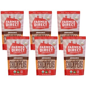 Farmer Direct Organic Chickpeas - Case of 6/16 oz - 1 of 4