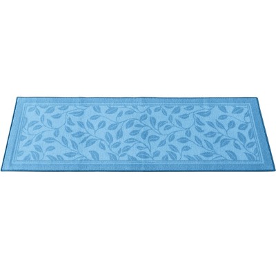 Collections Etc Leaf Tufted Skid-resistant Backing Accent Rug 22