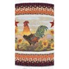 Earth Rugs Morning Rooster Oval Patch Jute Tread 20"x30" Farmhouse Style - 3 of 3