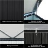 TIRAMISUBEST 160/100/120/150 Gallon Outdoor Storage Deck Box Waterproof Large Patio Bin Lockable Cushions Tools Portable Handles Rollers - 4 of 4