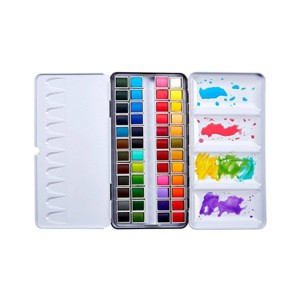 KINGART PRO Watercolor Half-Pans, 48 Colors - 1 of 4
