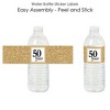 Big Dot of Happiness We Still Do - 50th Wedding Anniversary - Anniversary Party Water Bottle Sticker Labels - Set of 20 - 2 of 4