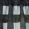 Split P Buffalo Check Watercolor Black Valance 60" x 14" - 3 of 3