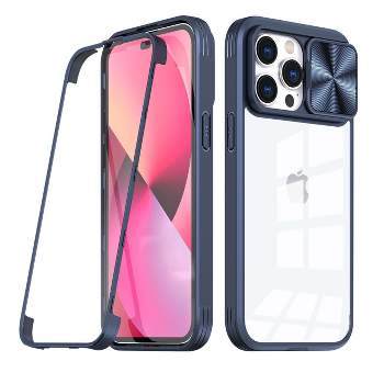 Full Protection With Mobile Phone Protective Film Slide Camera Lens Phone Case For iPhone 14 Pro Max