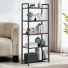 VASAGLE 5-Tier Tall Bookshelf, Bookcase with Steel Frame, Book Shelf for Living Room, Home Office, Study, 11.8 x 26 x 60 Inches, Industrial Style - 3 of 3