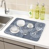 REGALWOVEN Large Diatomaceous Stone Dish Drying Mat for Kitchen Counter, Dishes, Cups, and Utensils - 2 of 4