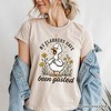 My Flabbers Have Been Gasted Goose T-Shirt, White and Natural Funny Tee for Humorous Women| OrnamentallyYou - 3 of 4