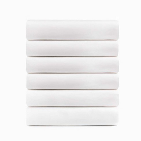 Lightweight Cotton Blend Hotel Quality Fitted Bed Sheet Set, Bright White by Blue Nile Mills - image 1 of 2