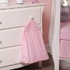 Everyday Kids 4-Piece Pink Crib Bedding Set – Includes Quilt, Fitted Sheet, Dust Ruffle & Diaper Stacker – Nursery Set for Baby Girls - 3 of 4