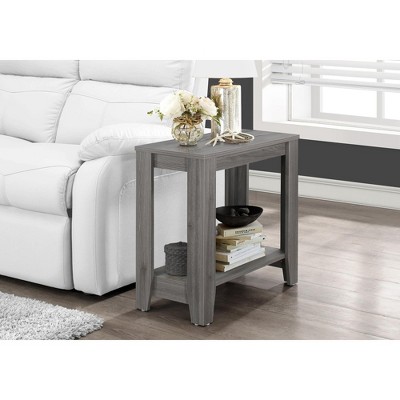 Monarch Specialties ACCENT TABLE - GREY