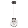 Livex Lighting Rotterdam 1 - Light Semi-Flush Mount in  Black Chrome - 4 of 4