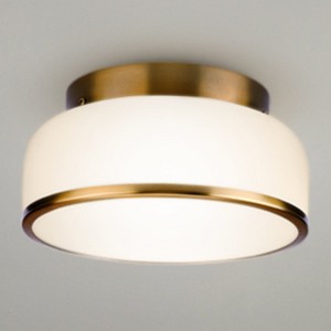 Urban Ambiance Luxury Modern Indoor Ceiling Light,  5-1/8''H x 11-1/4"W x 11-1/4''D,  Brushed Bronze Finish, UHP4771 - 1 of 4