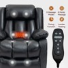 CAVINAS Power Lift Recliner Chair with Dual Motor for Elderly, 8-Point Vibration Massage & Lumbar Heating, 350lbs Weight Capacity - 4 of 4