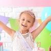 DORADREAMDEKO 8th Birthday Sash and Tiara for Girls - Pink - image 3 of 4