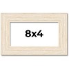 PosterPalooza | 8x4 Wide Barnwood Picture Frame, UV Acrylic, 6 Finishes - Grey, Brown, White, and Black - 2 of 4