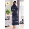 ADR Women's Long Robe, Fleece Plush Robe Woman, Cozy Regular & Plus Size Women's Bath Robe - 4 of 4