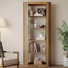 Hommoo 5-Tier Bookshelf Brown - 2 of 4