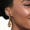 Ross-Simons Italian Leopard-Print Enamel Twisted Hoop Earrings in 18kt Gold Over Sterling - 2 of 4
