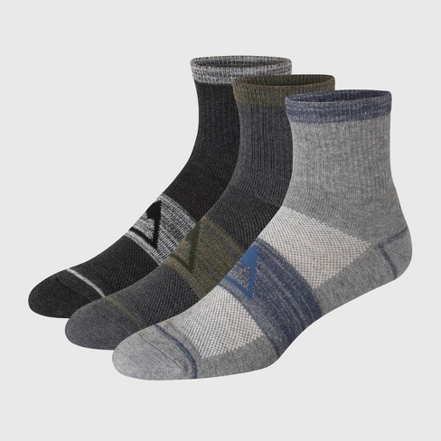 Men's Advanced Half Cushion Quarter Socks (6 Pack)