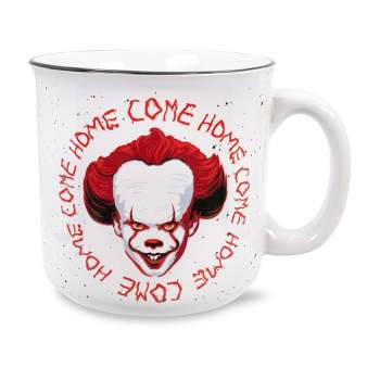 Silver Buffalo IT Pennywise "Come Home" Ceramic Camper Mug | Holds 20 Ounces