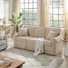 MINIMORE Modern Style 87.4"W Fiona 3Seater Sliper Cover Classic Sofa - 2 of 4