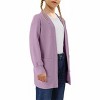 Clearlove Girls' Long Sleeve Open Front Knit Cardigan Cozy Loose Fit Sweater With Pockets Fall Winter Layering Piece - 3 of 4