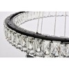 Elegant Lighting Monroe 4 - Light Chandelier in  Black - 3 of 4