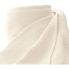 Whisper Organics, 100% Organic Woven Cotton Blanket, Breathable GOTS & Fairtrade Certified, Natural Color - Queen/Full - 2 of 4