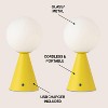 JONATHAN Y Macie Modern Minimalist Globe Rechargeable/Cordless Dimmable Integrated LED Table Lamp with Touch Sensor - 3 of 4