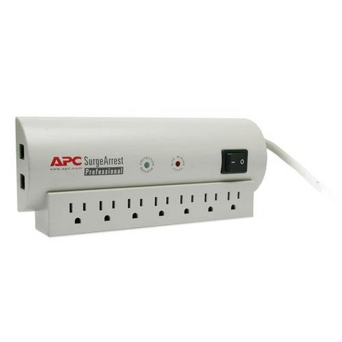Apc By Schneider Electric Surgearrest Professional 7 Outlet W Tel 1v 7 X Nema 5 15r 3 J 1 V Ac Input Target